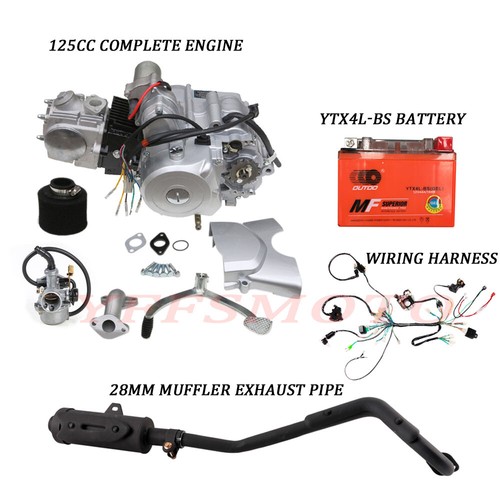 125cc semi auto 4stroke engine - 125cc,